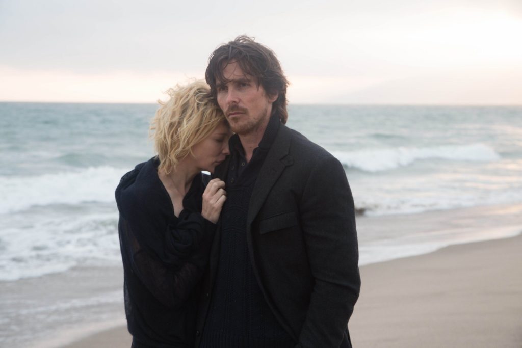 Cate Blanchett e Christian Bale in Knight of Cups