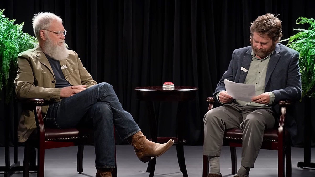 David Letterman e Zach Galifianakis