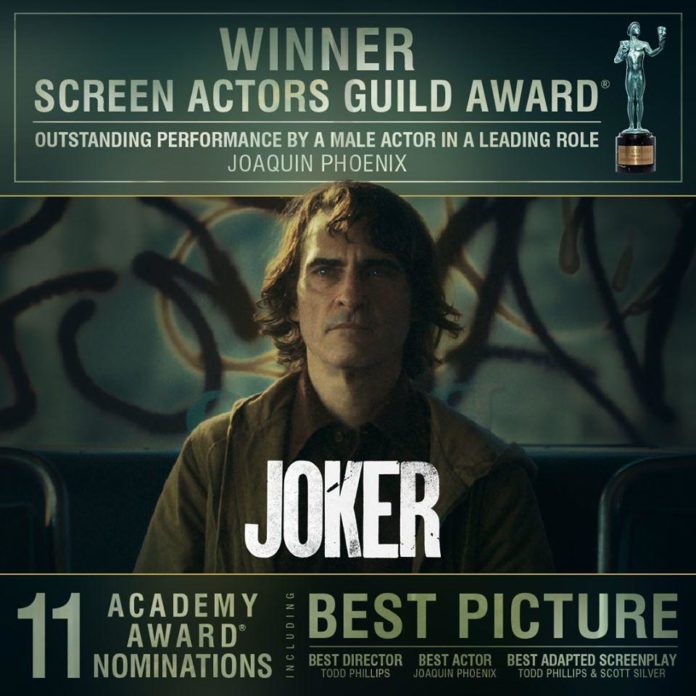 Joaquin Phoenix con Joker trionfa ai SAG Awards 2020