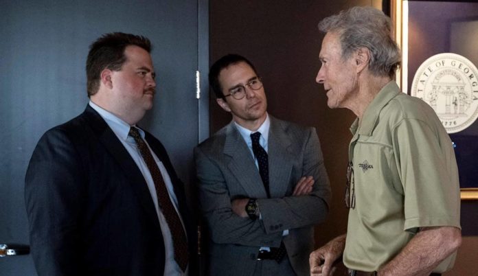 Paul Walter Hauser, Sam Rockwell e Clint Eastwood