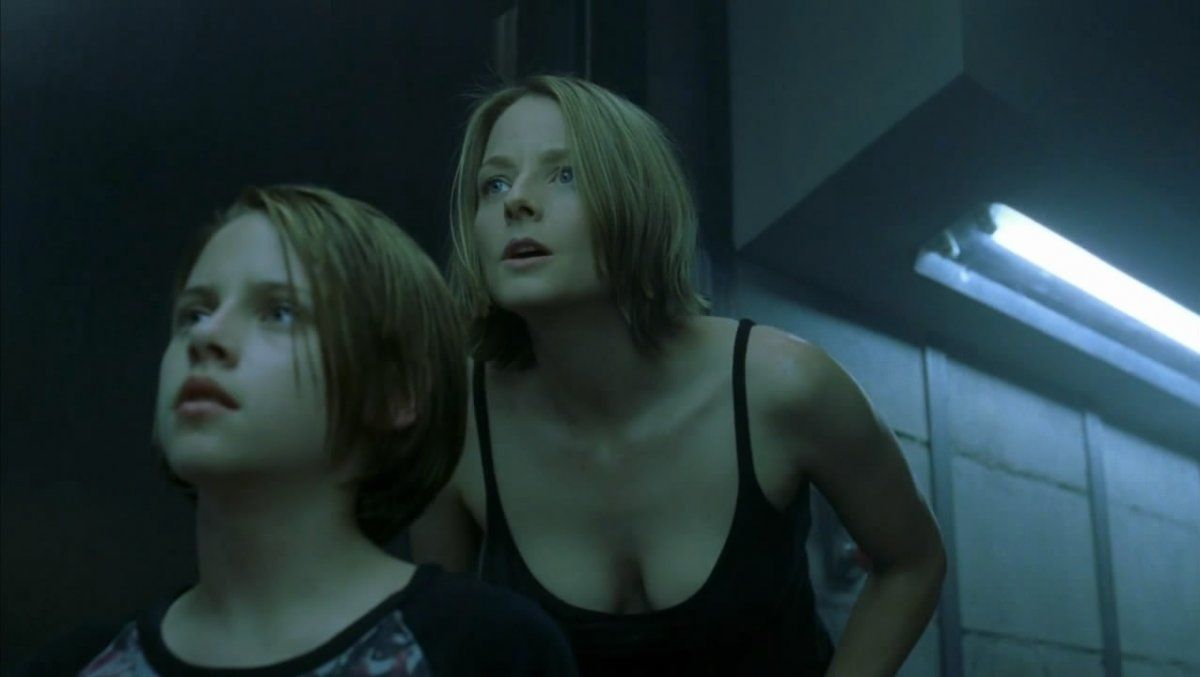 Kristen Stewart e Jodie Foster in Panic Room