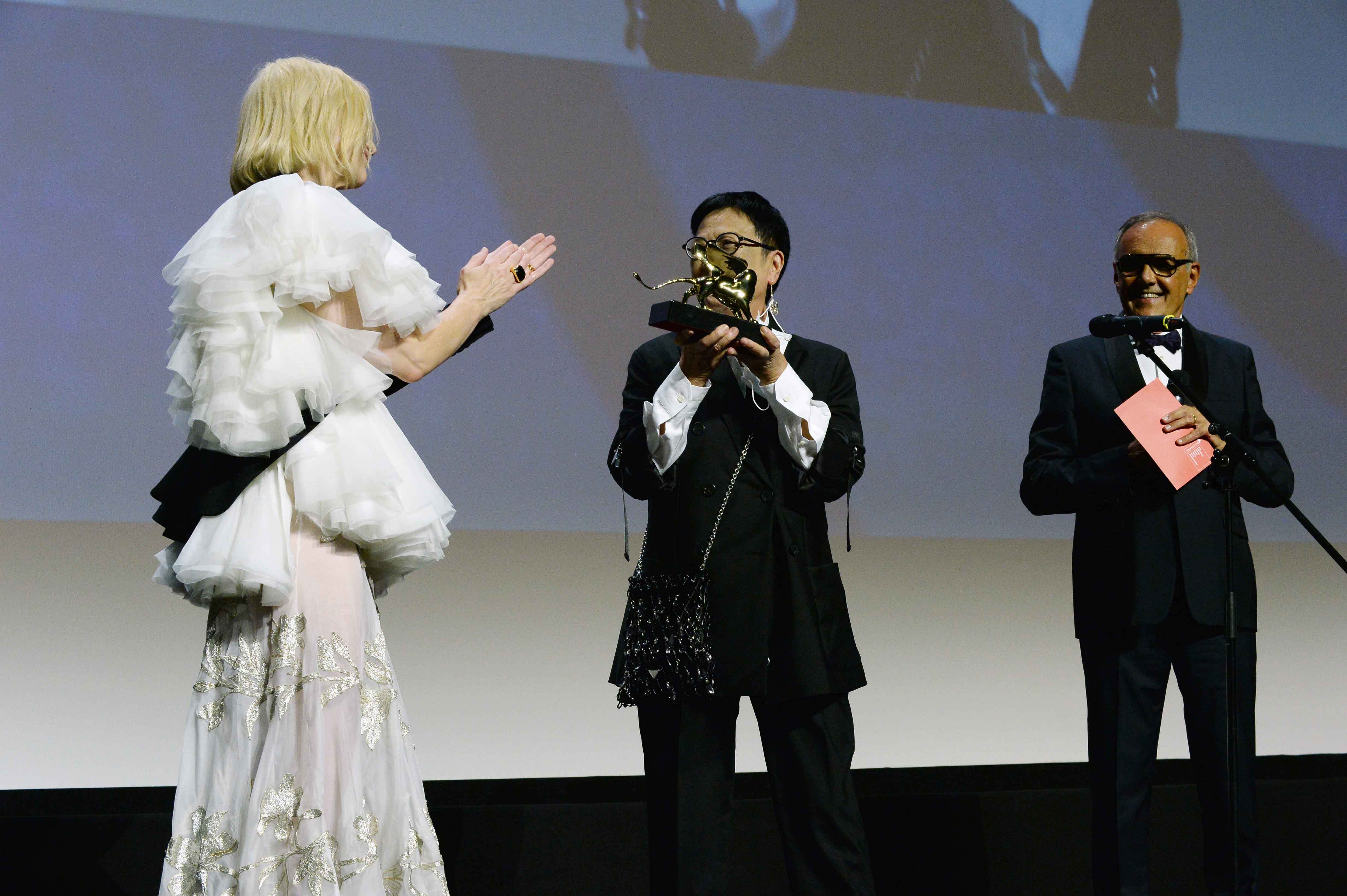 Cate Blanchett, Alberto Barbera e Ann Hui
