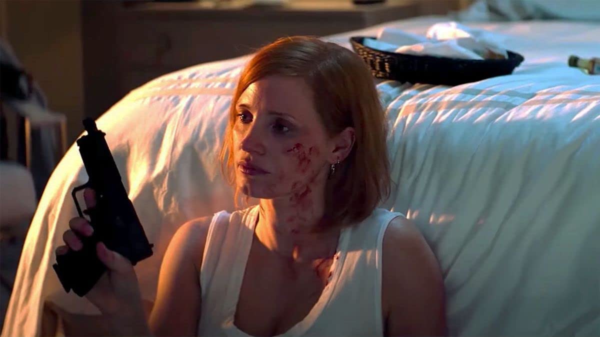 Jessica Chastain in Ava