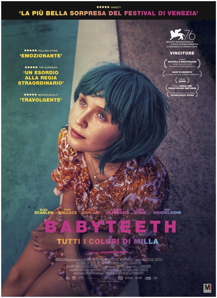 Film in uscita Babyteeth - Tutti i colori di Milla: il poster