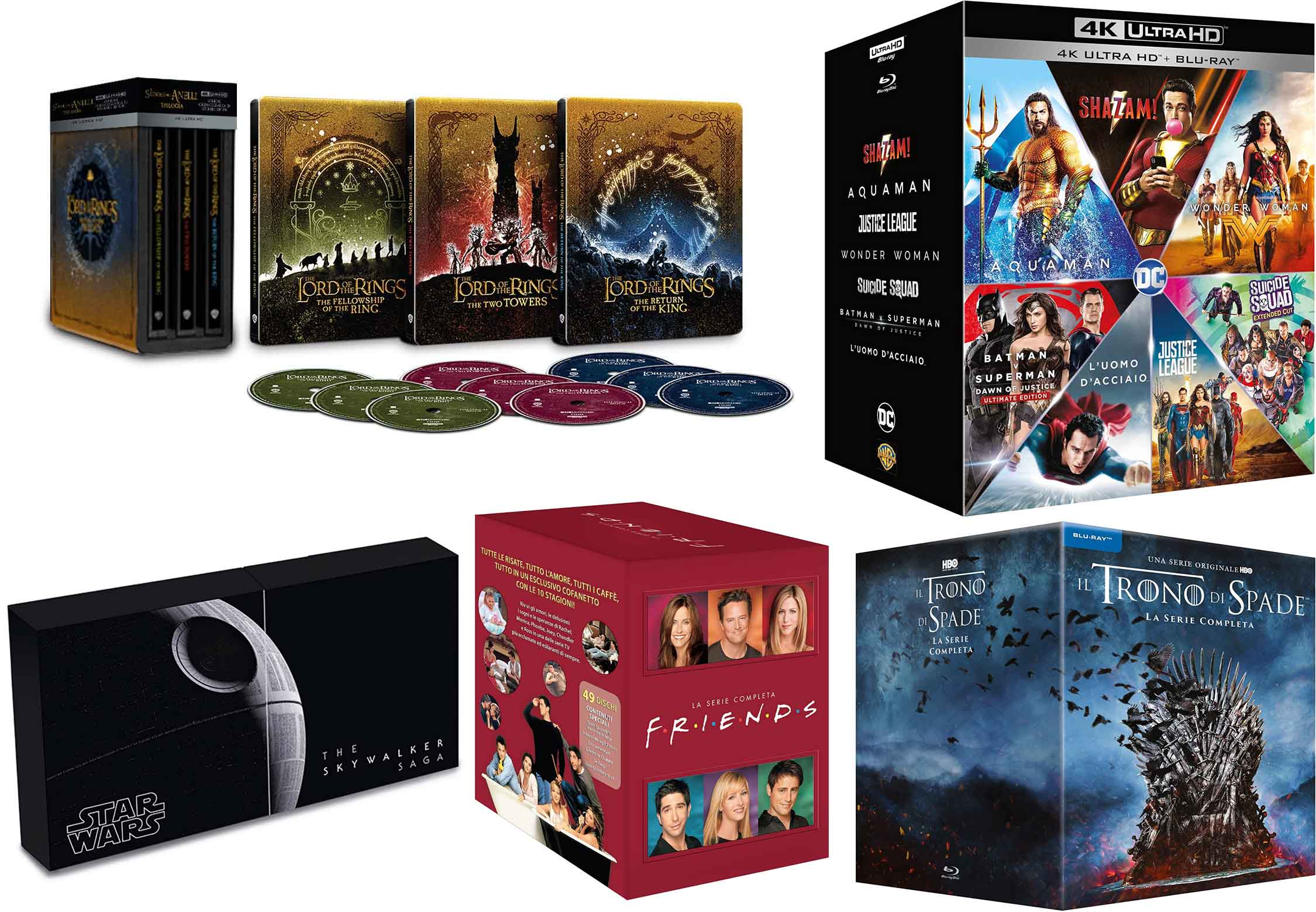 Prime Day: offerte Blu-ray DVD Il Signore degli Anelli steelbook 4k