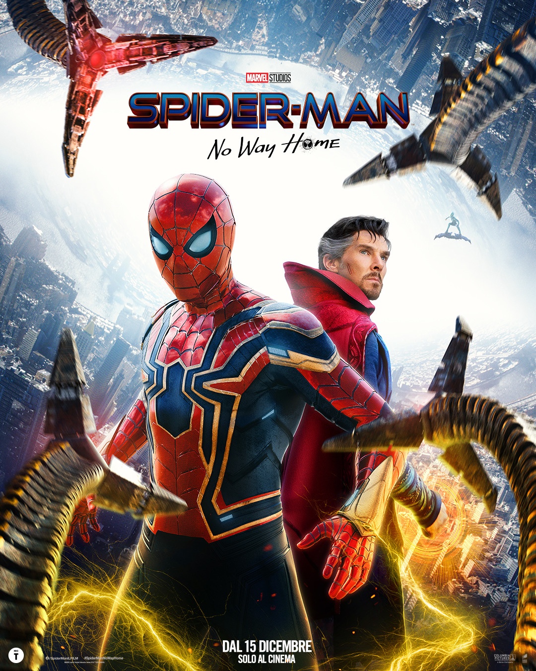 Spider-Man: No Way Home: il nuovo poster con Doctor Strange