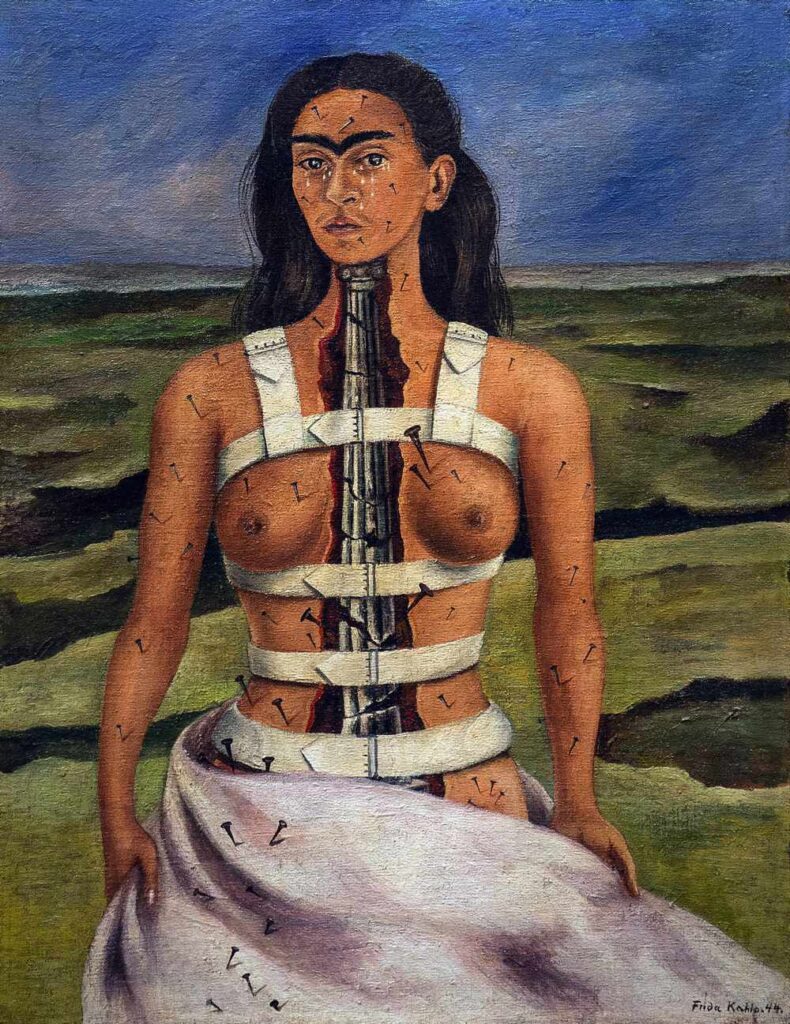 The Broken Column, 1944, Frida Kahlo, Museo Dolores Olmedo Patino