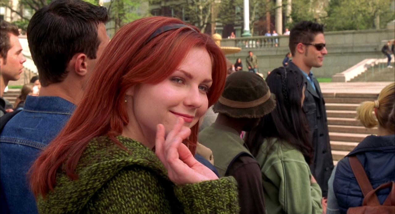 Kristen Dunst (Mary Jane Watson) in Spider-Man di Sam Raimi