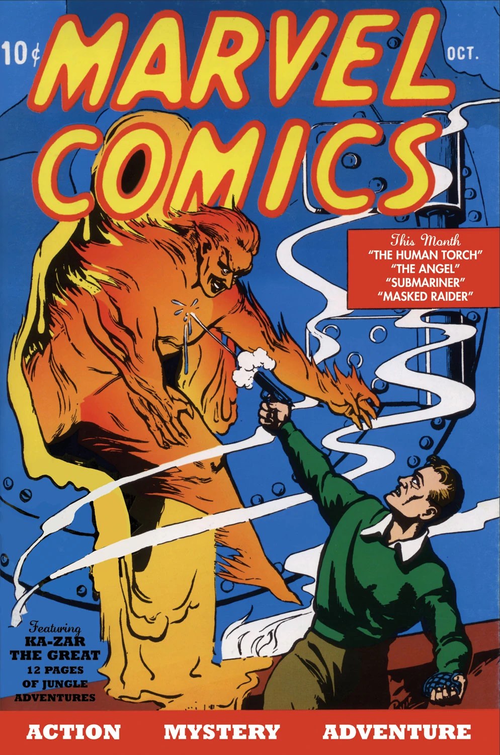 Il primo numero di Marvel Comics