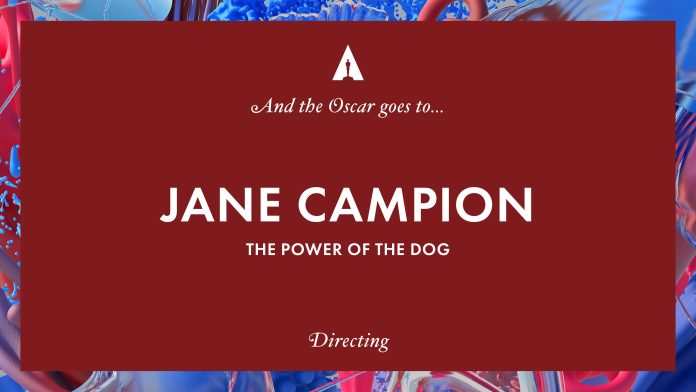 Oscar 2022 Jane Campion vince la statuetta alla Miglior regia con Il potere del cane