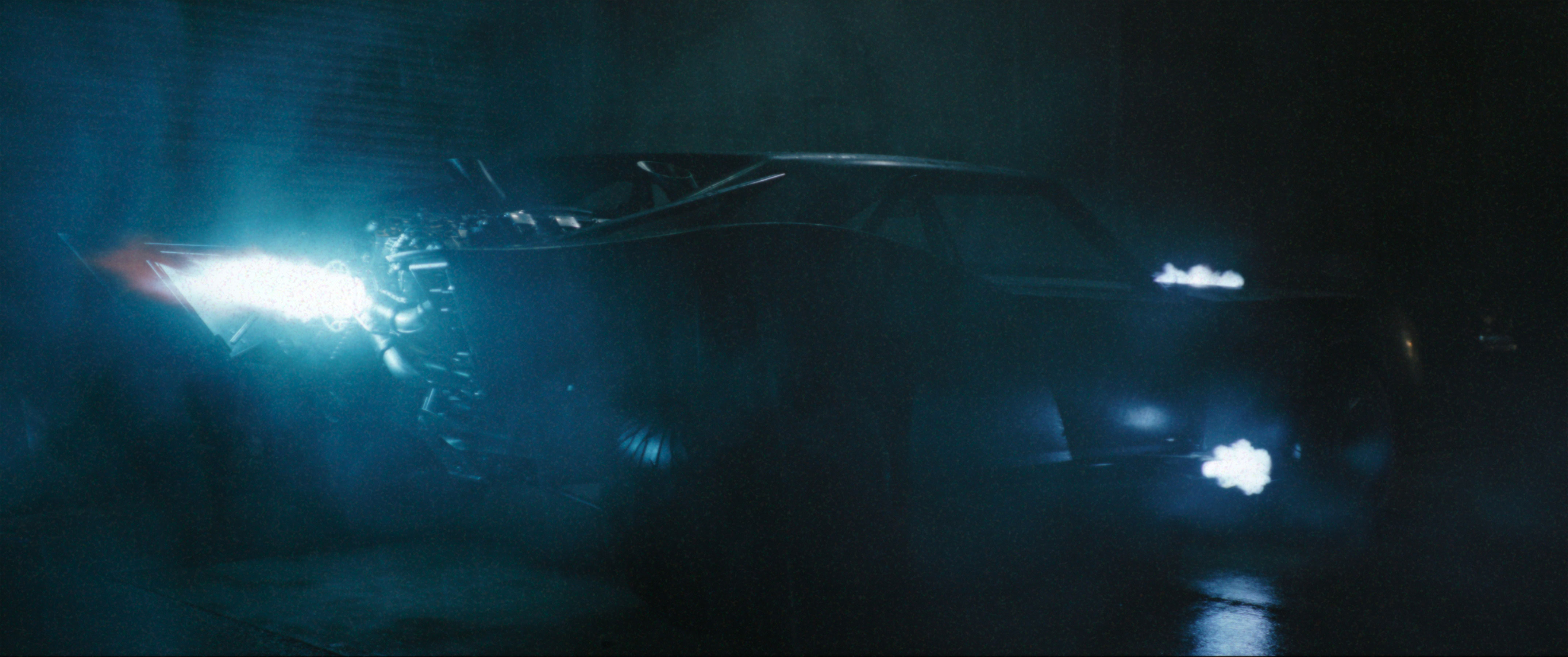 The new Batmobile in The Batman by Matt Reeves