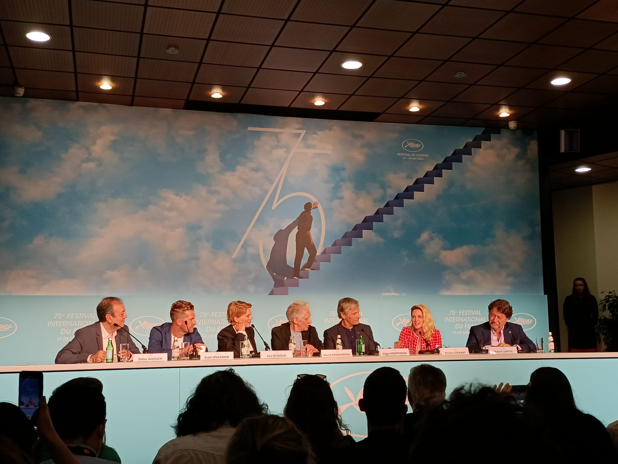 Crimes of the Future conferenza stampa e incontro a Cannes 2022