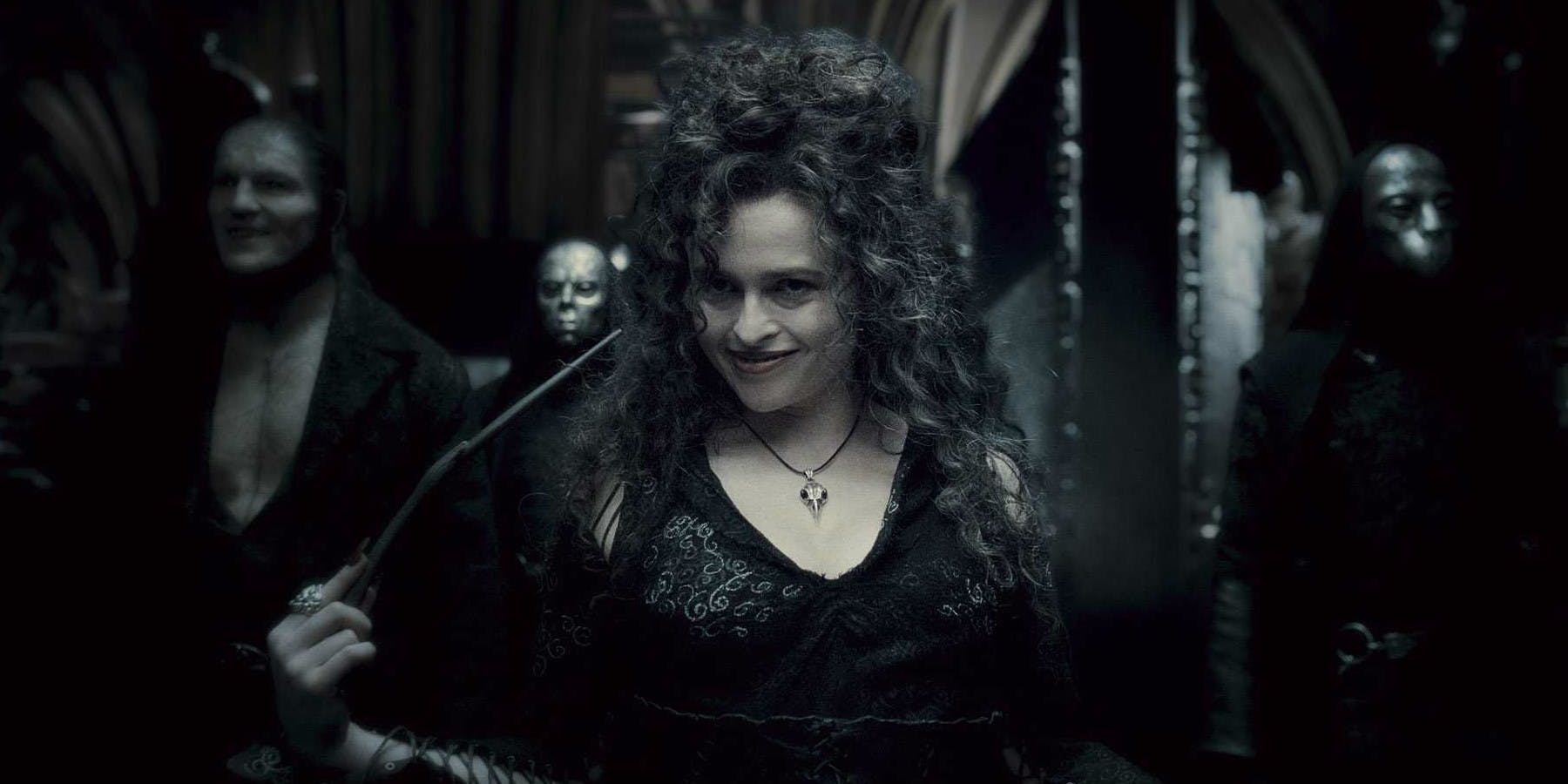 Helena Bonham Carter è Bellatrix Lestrange in Harry Potter