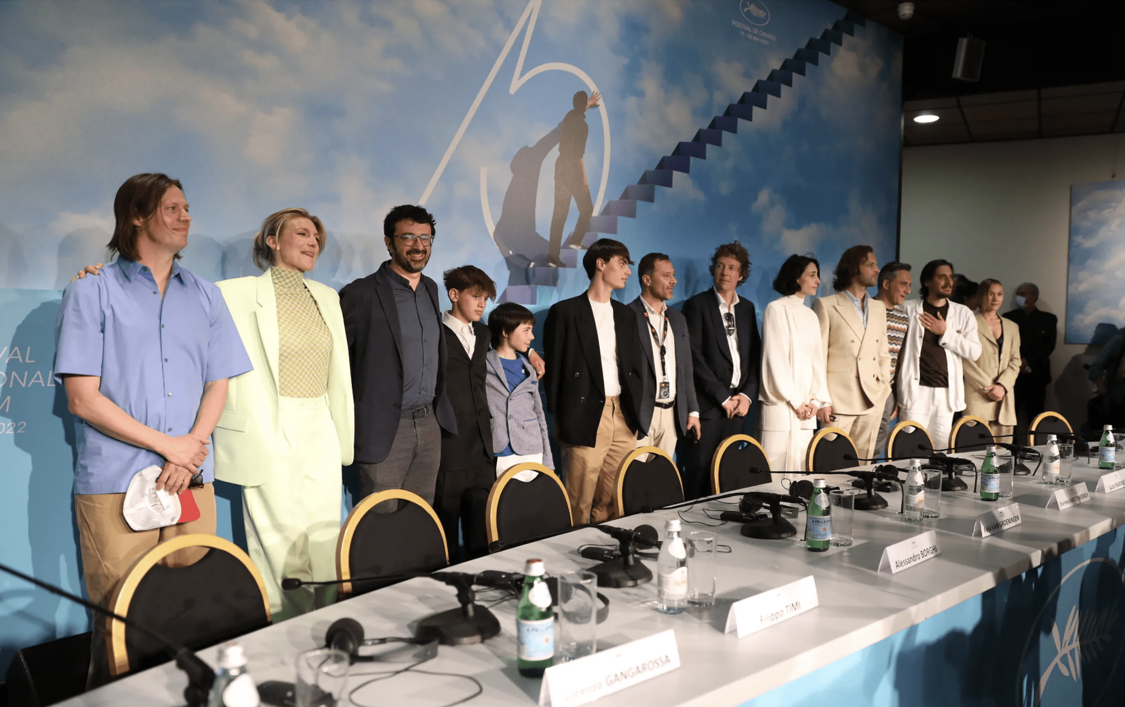 Le otto montagne conferenza stampa Cannes 2022
