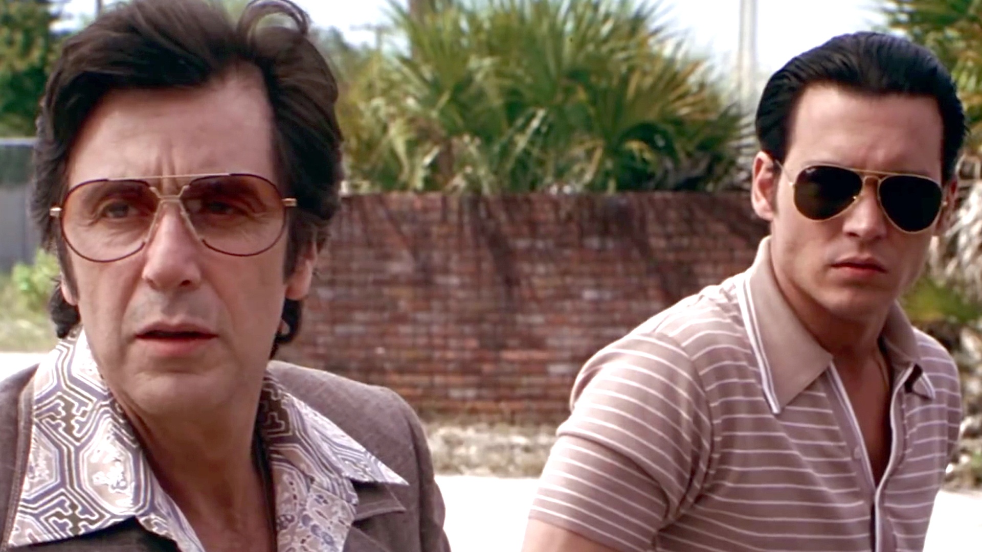 Al Pacino e Johnny Depp in Donnie Brasco