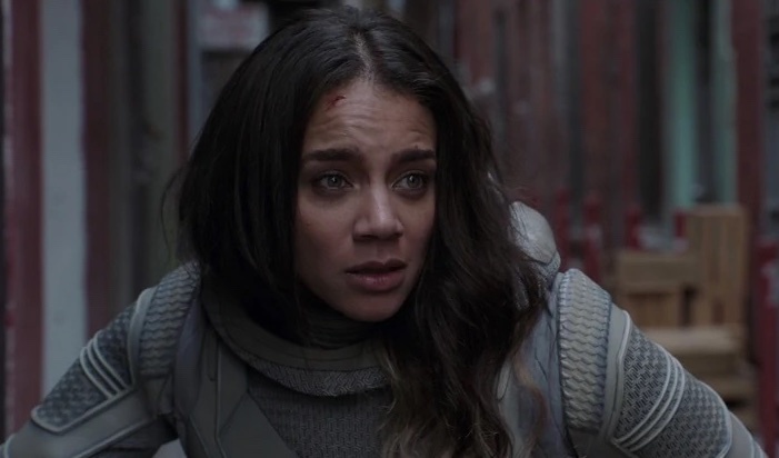 Hannah John-Kamen nel ruolo di Ghost in Ant-Man and the Wasp