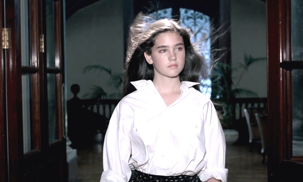 Una giovanissima Jennifer Connelly in Phenomena (1980)
