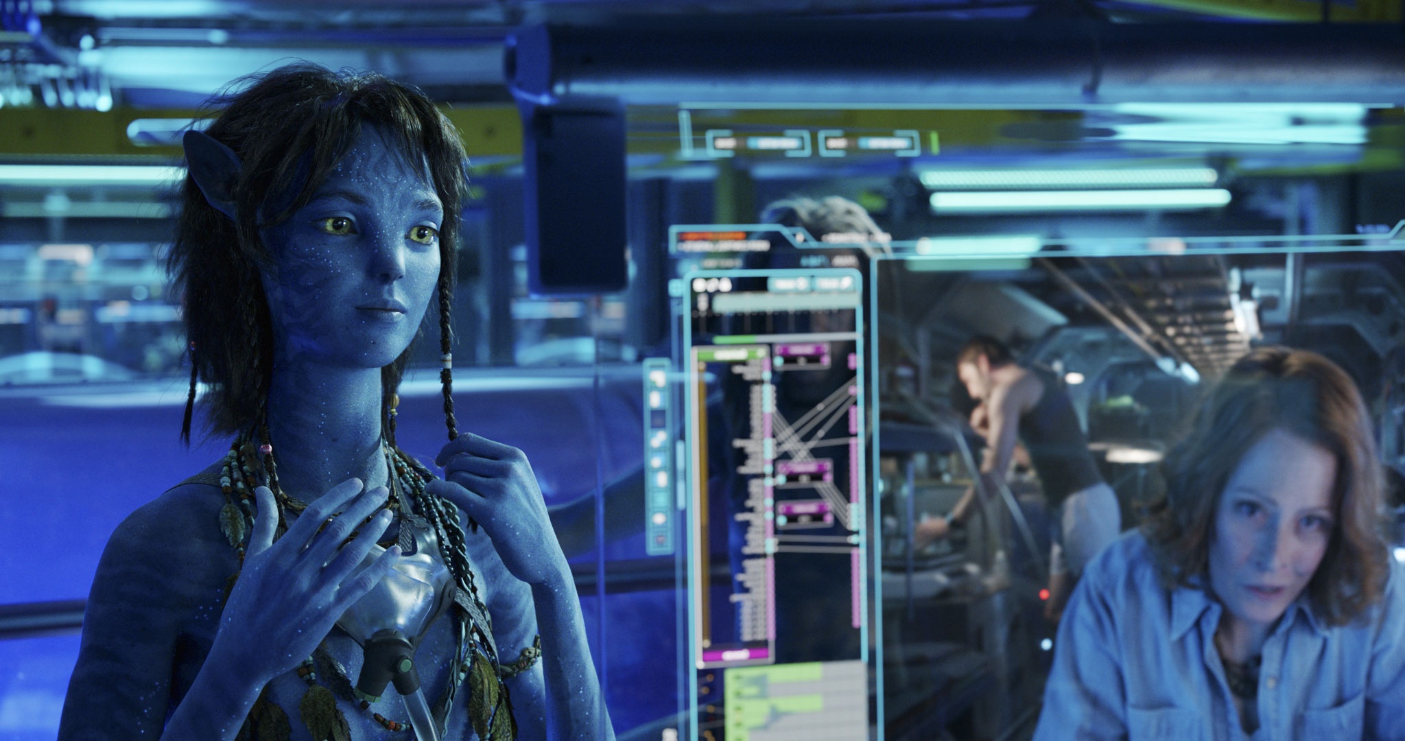 Sigourney Weaver interpreta il Dr. Grace Augustine e Kiri in Avatar: La via dell’acqua 