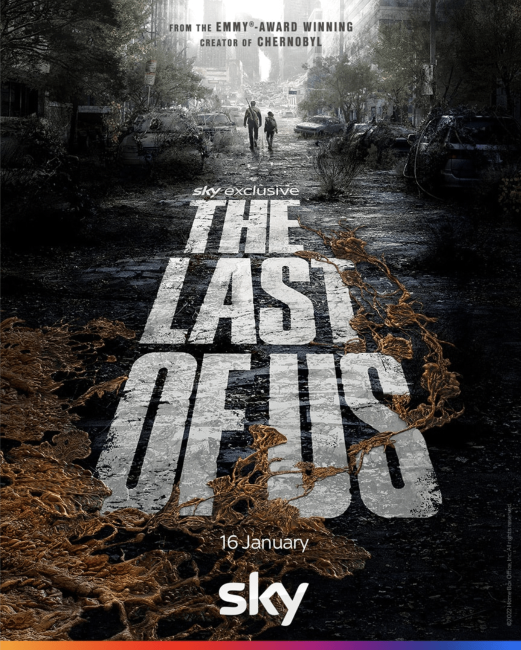 The Last of Us poster della serie Sky