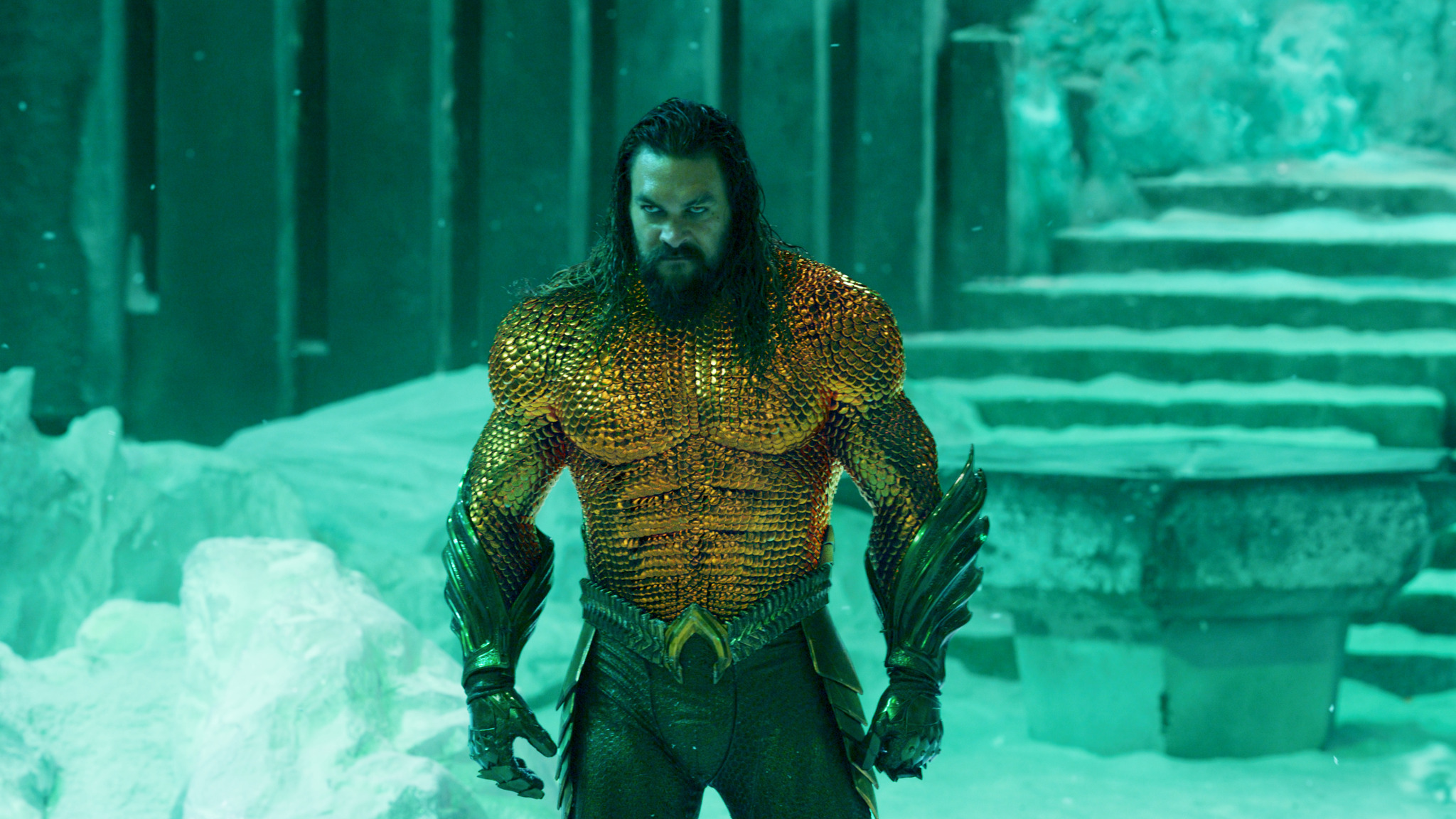 Jason Momoa in Aquaman e il Regno Perduto (Credits: Warner Bros.)