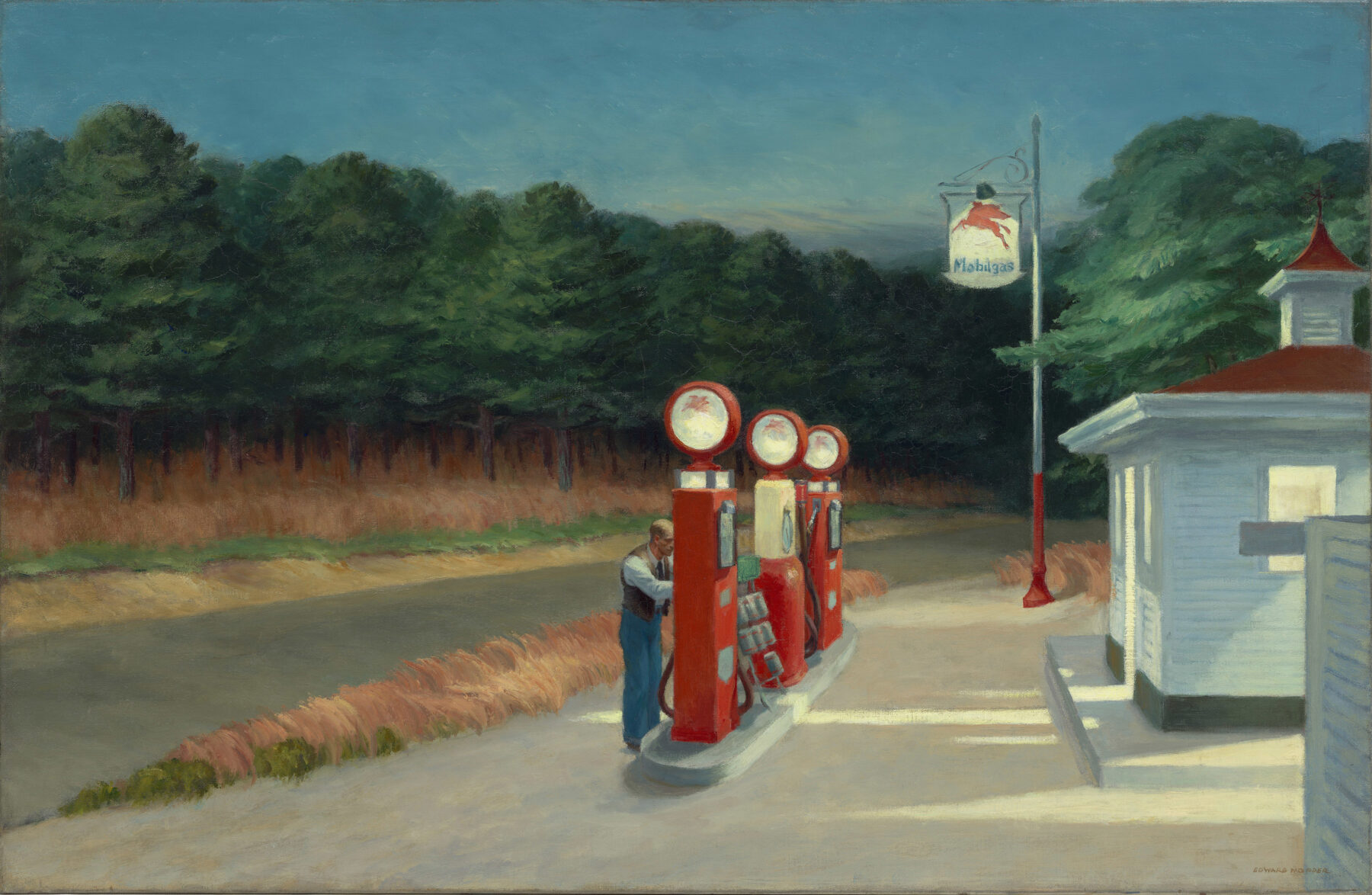 Edward Hopper, Gas, 1940 (Nexo Digital)